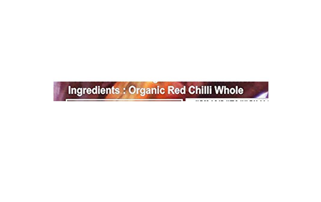 Bytewise Organic Red Chillies Whole    Bottle  100 grams